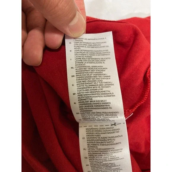 University of Nebraska Cornhuskers Adidas T-Shirt Football Sports Men's Large - Picture 12 of 16